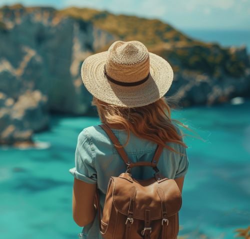 Women travelling with a travel size deodorant: Stay fresh on the go