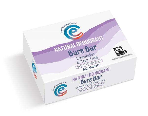 Bare Bar Delicate  - Lavender & Tea Tree Natural Deodorant - 90g (Bicarb-free)